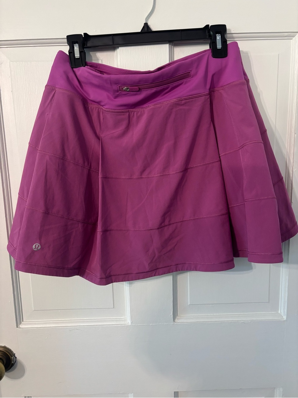 lululemon athletica Magenta Flared Skirt with Zip Pocket